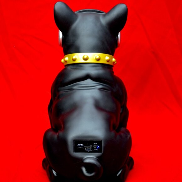 DECORATION PORTABLE SPEAKER DIMENTIONS H13"3/4 x W13" x L7"1/2 - Picture 3 of 3